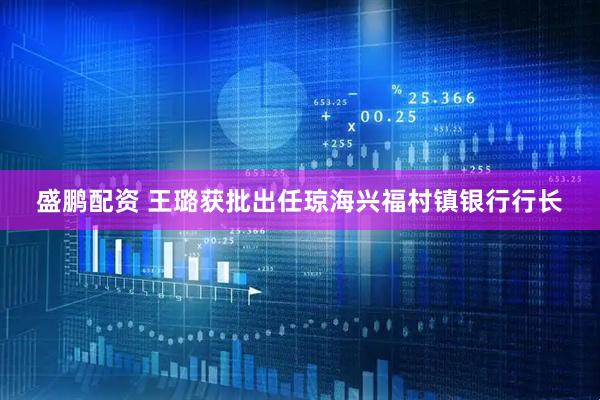 盛鹏配资 王璐获批出任琼海兴福村镇银行行长